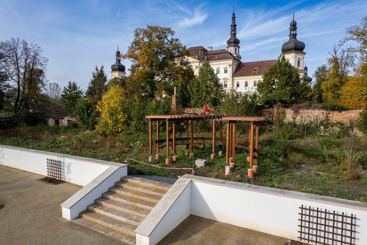 Okrasná zahrada Vojenské nemocnice Olomouc