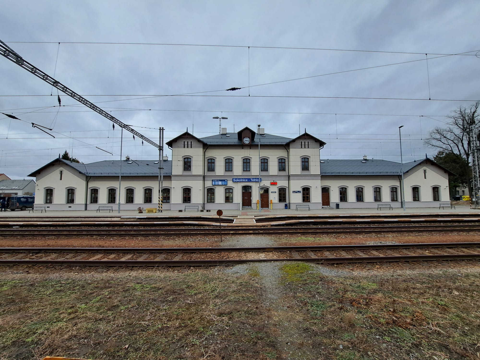 Rekonstrukce výpravní budovy ve stanici Sokolnice-Telnice